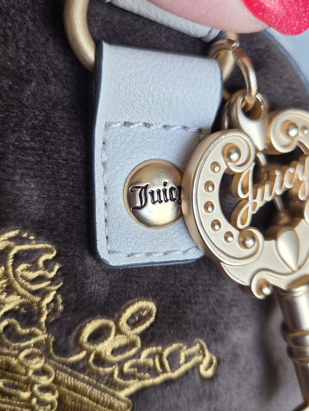 Juicy Couture "Key To Juicy" Dome Satchel - Picture 6 of 11